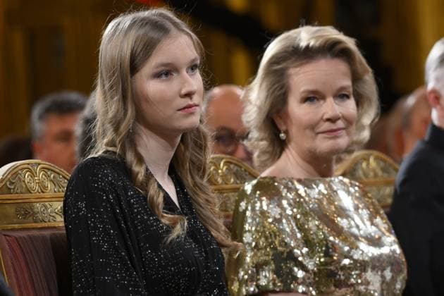 Christmas Concert Belgian Royals17 12 2025 BRUSSELS, BELGIUM - Their Majesties the King and Queen pictured hosting a Christmas Concert for those who have contributed to the smooth running of royal activities in 2025 on December 17, 2025 in Brussels, Belgium, 17 12 2025 Brussels Belgium  Copyright: xPhilipxReynaersx