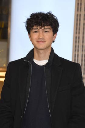 NEW YORK, NY- DECEMBER 17: Charlie Bushnell pictured at The Empire State Building celebrating season 2 of Percy Jackson and the Olympians on Disney+ and Hulu on December 17, 2025 in New York City. Copyright: xMediaPunchx