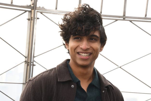NEW YORK, NY- DECEMBER 17: Aryan Simhadri pictured at The Empire State Building celebrating season 2 of Percy Jackson and the Olympians on Disney+ and Hulu on December 17, 2025 in New York City. Copyright: xMediaPunchx