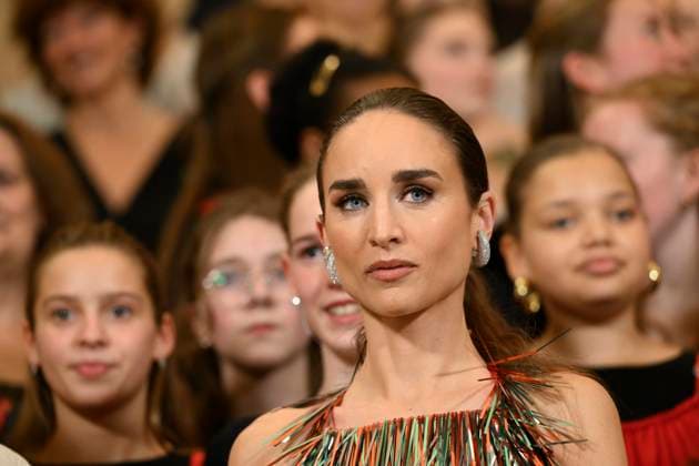 Christmas Concert Belgian Royals17 12 2025 BRUSSELS, BELGIUM - Typh Barrow pictured after a Christmas Concert for those who have contributed to the smooth running of royal activities in 2025 on December 17, 2025 in Brussels, Belgium, 17 12 2025 Brussels Belgium  Copyright: xPhilipxReynaersx