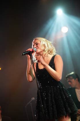 Pixie Lott plays live at Union Chapel for Christmas.  Copyright: xCRISTINAxMASSEIx xipa-agency.netx xx IPA_Agency_IPA69257081