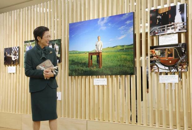 Japan Princess Hisako Japanese Princess Hisako visits a news photo exhibition in Tokyo on Dec. 17, 2025. (Pool photo)  A14AA0005123383P