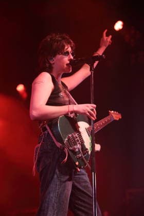Mikaela Mullaney Straus aka King Princess at a concert at Astra Kulturhaus in Berlin, December 17, 2025 King Princess concert Berlin