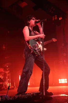 Mikaela Mullaney Straus aka King Princess at a concert at Astra Kulturhaus in Berlin, December 17, 2025 King Princess concert Berlin