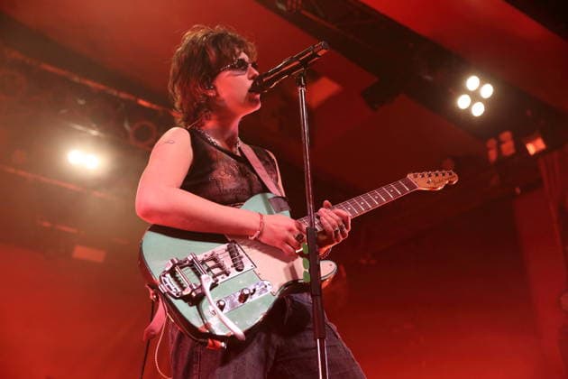Mikaela Mullaney Straus aka King Princess at a concert at Astra Kulturhaus in Berlin, December 17, 2025 King Princess concert Berlin