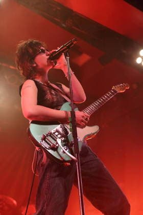 Mikaela Mullaney Straus aka King Princess at a concert at Astra Kulturhaus in Berlin, December 17, 2025 King Princess concert Berlin