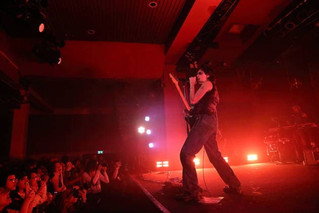 Mikaela Mullaney Straus aka King Princess at a concert at Astra Kulturhaus in Berlin, December 17, 2025 King Princess concert Berlin
