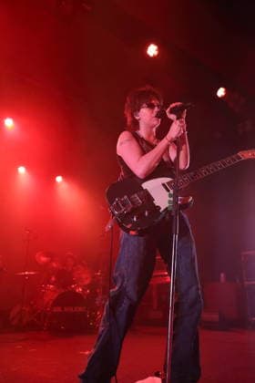 Mikaela Mullaney Straus aka King Princess at a concert at Astra Kulturhaus in Berlin, December 17, 2025 King Princess concert Berlin