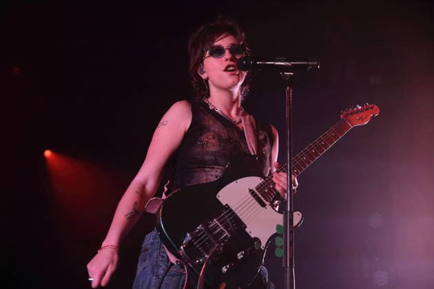 Mikaela Mullaney Straus aka King Princess at a concert at Astra Kulturhaus in Berlin, December 17, 2025 King Princess concert Berlin