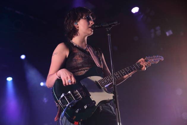 Mikaela Mullaney Straus aka King Princess at a concert at Astra Kulturhaus in Berlin, December 17, 2025 King Princess concert Berlin