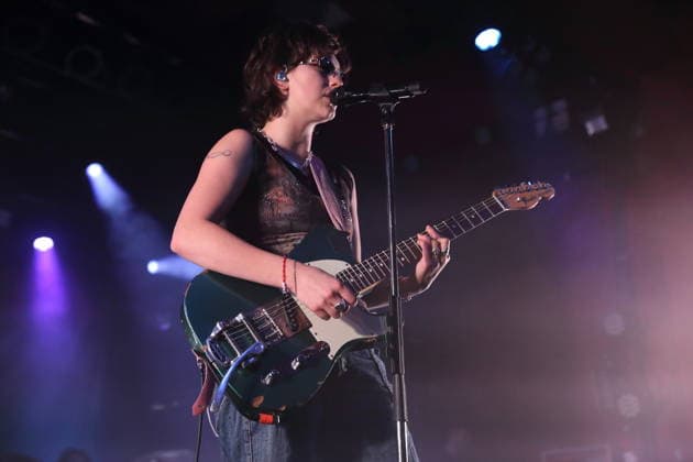 Mikaela Mullaney Straus aka King Princess at a concert at Astra Kulturhaus in Berlin, December 17, 2025 King Princess concert Berlin