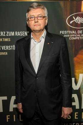 abb Sergei Loznitsa is a Ukrainian film director and screenwriter on the red carpet at the Berlin premiere of the movie Zwei Staatsanwälte Staatsanwaelte at Cinema Paris Berlin on December 17, 2025 in Berlin Berlin Germany