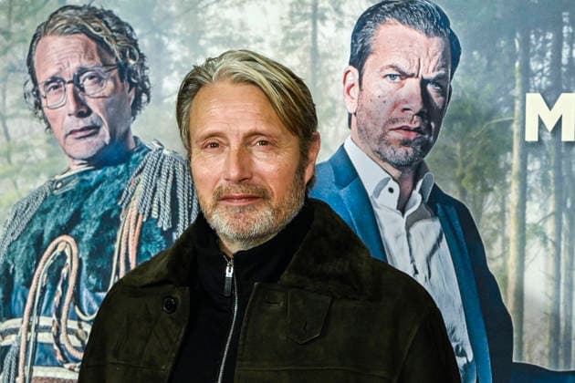 abb Mads Dittmann Mikkelsen Danish actor on the red carpet at the Berlin movie premiere of Therapie fuer Wikinger at the cinema Delphi Filmpalast Berlin on 17 12 2025 Berlin Germany