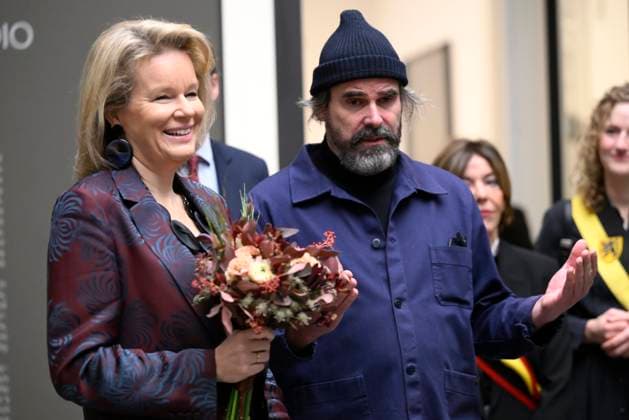 Queen Mathilde Visits Transcripts Of A Sea Exhibition GENT, BELGIUM - DECEMBER 18 : Queen Mathilde pictured visiting Transcripts Of A Sea Exhibition by photographer Stephan Vanfleteren on December 18, 2025 in Gent, Belgium, 18 12 2025 Gent Belgium  Copyright: xPhilipxReynaersx
