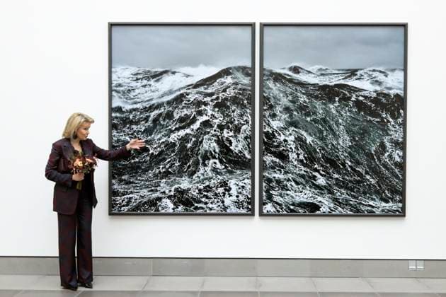 Queen Mathilde Visits Transcripts Of A Sea Exhibition GENT, BELGIUM - DECEMBER 18 : Queen Mathilde pictured visiting Transcripts Of A Sea Exhibition by photographer Stephan Vanfleteren on December 18, 2025 in Gent, Belgium, 18 12 2025 Gent Belgium  Copyright: xPhilipxReynaersx