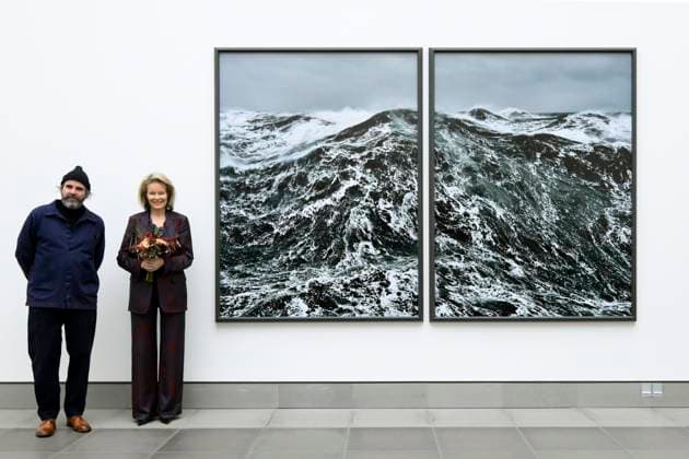 Queen Mathilde Visits Transcripts Of A Sea Exhibition GENT, BELGIUM - DECEMBER 18 : Queen Mathilde pictured visiting Transcripts Of A Sea Exhibition by photographer Stephan Vanfleteren on December 18, 2025 in Gent, Belgium, 18 12 2025 Gent Belgium  Copyright: xPhilipxReynaersx