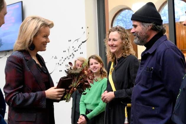 Queen Mathilde Visits Transcripts Of A Sea Exhibition GENT, BELGIUM - DECEMBER 18 : Queen Mathilde pictured visiting Transcripts Of A Sea Exhibition by photographer Stephan Vanfleteren on December 18, 2025 in Gent, Belgium, 18 12 2025 Gent Belgium  Copyright: xPhilipxReynaersx