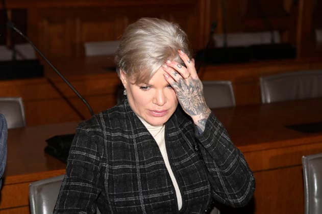 Melanie Müller at the appeal trial for using signs of unconstitutional and terrorist organizations at Leipzig District Court Leipzig, 18 12 2025 Foto:xAgenturxWehnertx xGränzdörferx xFuturexImagex mueller_5205