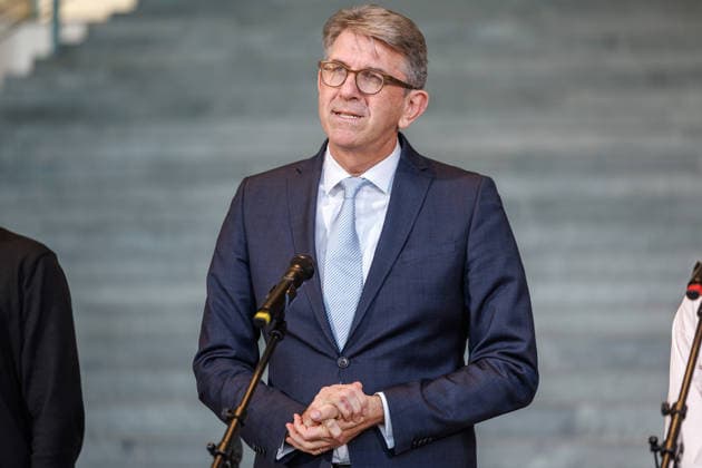 Bundeskabinett Wolfram Weimer, Beauftragter der Bundesregierung für Kultur und Medien, beim Musikgipfel am 18.12.25 im Bundeskanzleramt. Berlin Berlin Deutschland Bundeskanzleramt