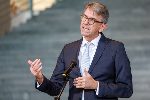 Federal Cabinet Wolfram Weimer, Federal Government Commissioner for Culture and the Media, at the Music Summit on 18 12 25 at the Federal Chancellery Berlin Berlin Germany Federal Chancellery