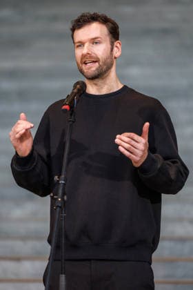 Federal Cabinet Daniel Grunenberg Glasperlenspiel , at the music summit on 18 12 25 at the Federal Chancellery Berlin Berlin Germany Federal Chancellery