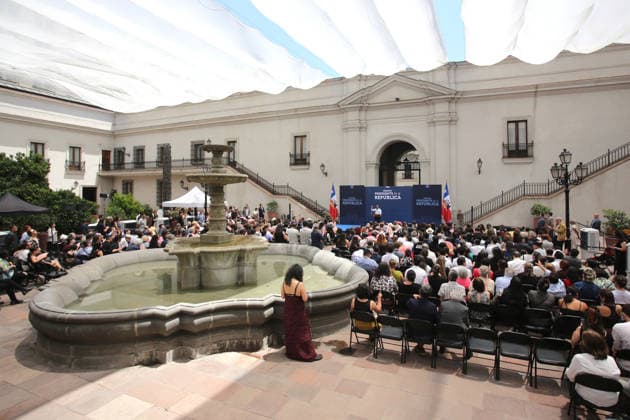 Santiago, December 18, 2025 President Gabriel Boric leads the award ceremony of the President of the Republic Awards for National Music and Performing Arts 2025 Jonnathan Oyarzun Aton Chile, Santiago Chile Aton 1113030  Copyright: JONNATHANxOYARZUN ATONxCHILE