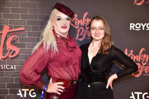 PREMIERE OF ÒKINKY BOOTS Ð THE MUSICALÒ Sheila Wolf Teichert with daughter Kira Teichert Trvestiekünstler PREMIERE OF ÒKINKY BOOTS Ð THE MUSICALÒ at the Admiralspalast in Berlin on 18 12 2025 Photopress Mueller