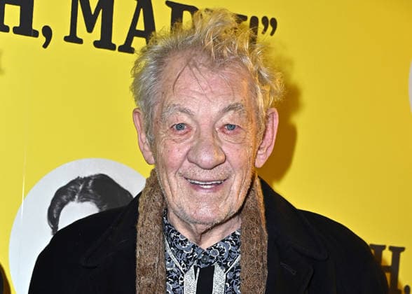 Sir Ian McKellen attends Oh, Mary! Press Night at the Trafalgar Theatre in London, England. UK. Thursday 18th December 2025 Copyright: xJamesxWarrenx OH, MARY! - PRESS NIGHT8