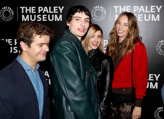 Gaten Matarazzo, Finn Wolfhard, Natalia Dyer and Maya Hawke arrive on the red carpet at PaleyLive s Stranger Things - The Final Season Celebration at The Paley Museum on Thursday, December 18, 2025 in New York City.  NYP20251218202 JOHNxANGELILLO