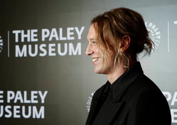 Jamie Campbell Bower arrives on the red carpet at PaleyLive s Stranger Things - The Final Season Celebration at The Paley Museum on Thursday, December 18, 2025 in New York City.  NYP20251218214 JOHNxANGELILLO