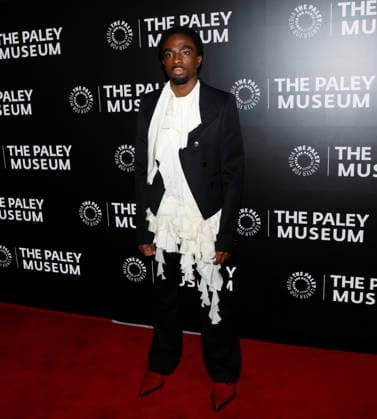 Caleb McLaughlin arrives on the red carpet at PaleyLive s Stranger Things - The Final Season Celebration at The Paley Museum on Thursday, December 18, 2025 in New York City.  NYP20251218221 JOHNxANGELILLO