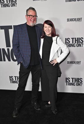 Searchlight Pictures™ ˜Is This Thing On?™ Premiere Chris Haston and Kate Flannery arriving at Searchlight Pictures™ Is This Thing On? Los Angeles premiere held at Vidiots on December 18, 2025 in Los Angeles, CA. Los Angeles Vidiots California USA Copyright: xStarbuck xAFF-USA.COMx