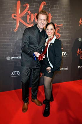 Johannes Heinrichs and Nadja Jo Klapper at the premiere of the musical Kinky Boots The Musical at the Admiralspalast Berlin, 18 12 2025 Foto:xM.xBehrensx xFuturexImagex kinky_5214