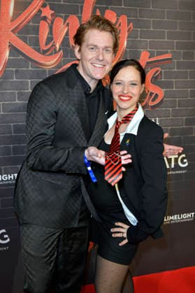 Johannes Heinrichs and Nadja Jo Klapper at the premiere of the musical Kinky Boots The Musical at the Admiralspalast Berlin, 18 12 2025 Foto:xM.xBehrensx xFuturexImagex kinky_5216
