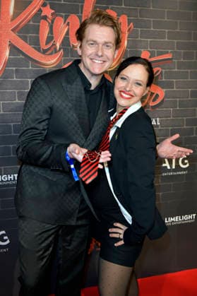 Johannes Heinrichs and Nadja Jo Klapper at the premiere of the musical Kinky Boots The Musical at the Admiralspalast Berlin, 18 12 2025 Foto:xM.xBehrensx xFuturexImagex kinky_5217