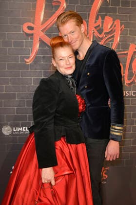 Enie van de Meiklokjes with husband Tobias Staerbo at the premiere of the musical Kinky Boots The Musical at the Admiralspalast Berlin, 18 12 2025 Foto:xM.xBehrensx xFuturexImagex kinky_5226