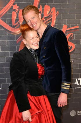 Enie van de Meiklokjes with husband Tobias Staerbo at the premiere of the musical Kinky Boots The Musical at the Admiralspalast Berlin, 18 12 2025 Foto:xM.xBehrensx xFuturexImagex kinky_5228