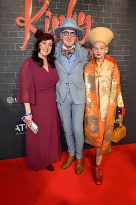 Natascha Warkulat, Günther Krabbenhöft and Britt Kanja at the premiere of the musical Kinky Boots The Musical at the Admiralspalast Berlin, 18 12 2025 Foto:xM.xBehrensx xFuturexImagex kinky_5230