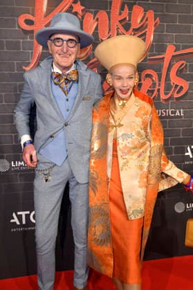 Günther Krabbenhöft and Britt Kanja at the premiere of the musical Kinky Boots The Musical at the Admiralspalast Berlin, 18 12 2025 Foto:xM.xBehrensx xFuturexImagex kinky_5232