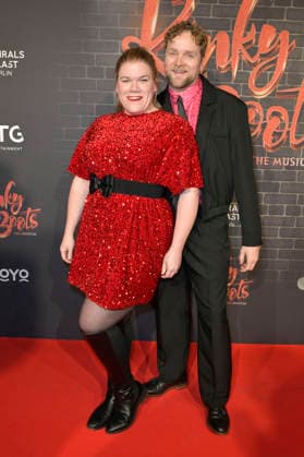 Gisa Flake and Knud Riepen at the premiere of the musical Kinky Boots The Musical at the Admiralspalast Berlin, 18 12 2025 Foto:xM.xBehrensx xFuturexImagex kinky_5252