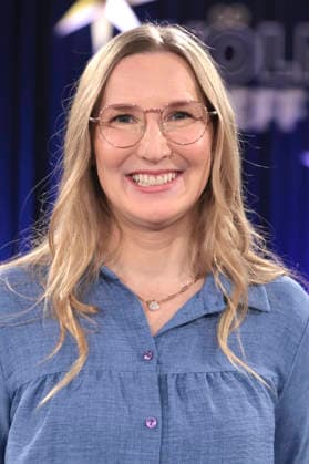 Franca Cerutti at the recording of the WDR talk show Kölner Treff at WDR Studio BS 3 Cologne, 18 12 2025 Foto:xR.xSchmiegeltx xFuturexImagex koelner_treff1812_5242