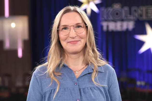 Franca Cerutti at the recording of the WDR talk show Kölner Treff at WDR Studio BS 3 Cologne, 18 12 2025 Foto:xR.xSchmiegeltx xFuturexImagex koelner_treff1812_5245