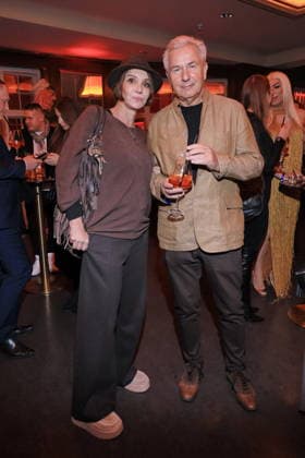 18 12 2025, Anouschka Renzi and Klaus Wowereit, Premiere of Kinky Boots The Musical, Admiralspalast, Berlin, Berlin
