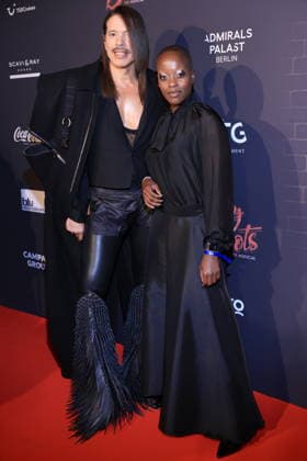 18 12 2025, Jorge Gonzalez and Florence Kasumba, premiere of Kinky Boots The Musical, Admiralspalast, Berlin, Berlin