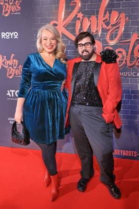 18 12 2025, Caterina Pogorzelski and Steven Preisner , Premiere of Kinky Boots The Musical, Admiralspalast, Berlin, Berlin