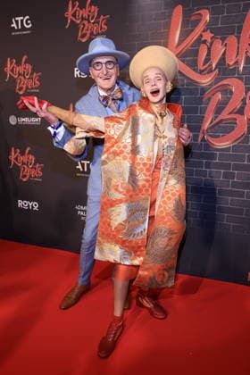 18 12 2025, Guenther Anton Krabbenhoeft and Britt Kanja, Premiere of Kinky Boots The Musical, Admiralspalast, Berlin, Berlin