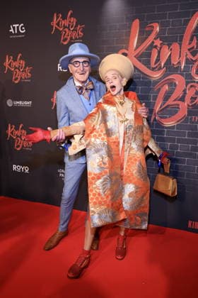 18 12 2025, Guenther Anton Krabbenhoeft and Britt Kanja, Premiere of Kinky Boots The Musical, Admiralspalast, Berlin, Berlin