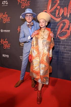 18 12 2025, Guenther Anton Krabbenhoeft and Britt Kanja, Premiere of Kinky Boots The Musical, Admiralspalast, Berlin, Berlin