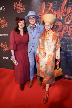 18 12 2025, Guenther Anton Krabbenhoeft and Britt Kanja, Premiere of Kinky Boots The Musical, Admiralspalast, Berlin, Berlin