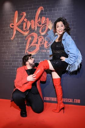 18 12 2025, Steven Preisner and Anika Lehmann, Premiere of Kinky Boots The Musical, Admiralspalast, Berlin, Berlin